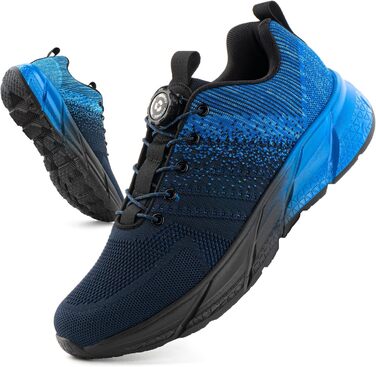 Кросівки Hitmars для чоловіків та жінок: спортивні, для бігу, повсякденні, легкі, дихаючі, чорні та сині, розміри 36-47