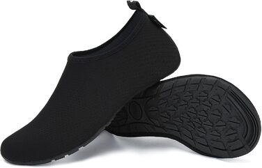 Чоботи для плавання SAGUARO: чоловічі та жіночі, легкі, швидковисихаючі, неопренові, розміри EU 36-47, чорний колір