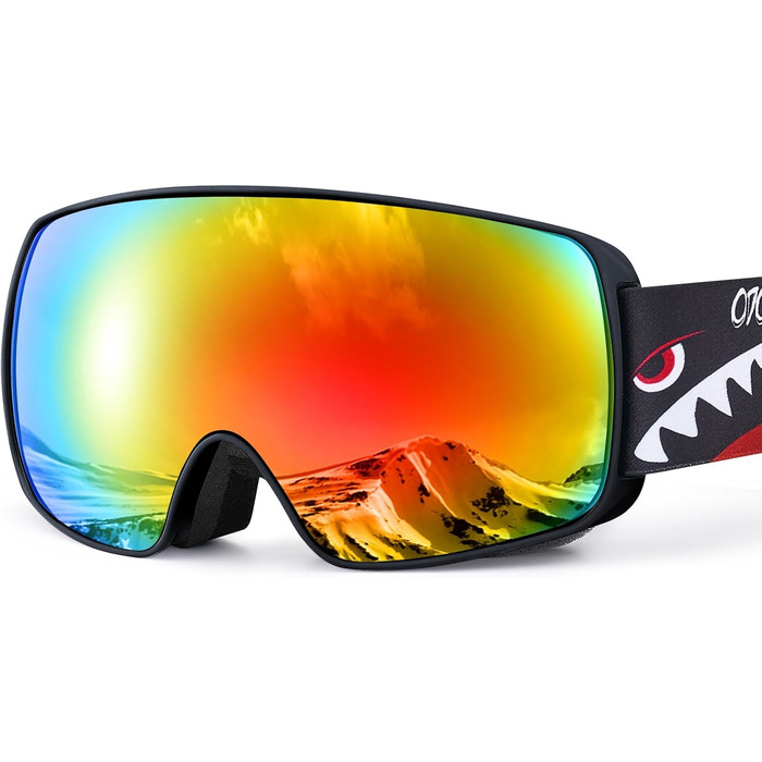 Дитячі скі-маски Odoland: захист від сонця, антизапарні, сумісні зі шоломом. Ідеальні для катання на лижах та сноуборді. VLT 20%