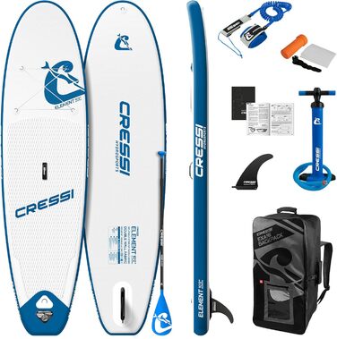 Надувна SUP-дошка Cressi ISUP з повним комплектом аксесуарів для дорослих, швидке накачування, універсальна для чоловіків та жінок