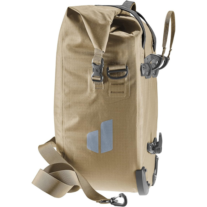 Велосипедна водонепроникна сумка на багажник Deuter Weybridge 25+5 л, бежевого кольору