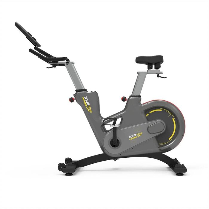 Велотренажер Bluefin Fitness TOUR SP з Bluetooth, додатком для смартфона, підтримкою Kinomap, Live Video Streaming, відеотренуваннями, для домашнього спортзалу
