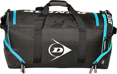 Сумка для тенісу Dunlop Performance Holdall 2017, чорна-синя, 69x35x28 см
