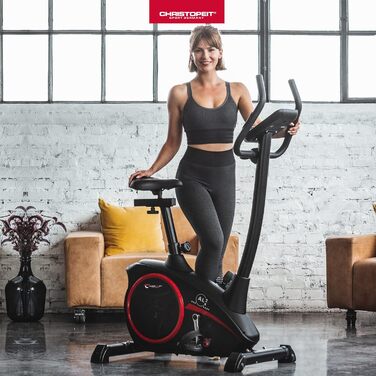 Велотренажер Christopeit Sport AL 2 Black Edition, 24 рівні, 9 кг магнітна система, LCD-дисплей, до 150 кг