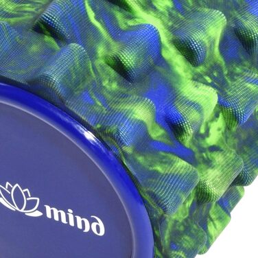 Масажний ролер Body & Mind для фітнесу та терапії, 33x14,5 см, для спини, шиї, ніг, м'язів, фоам ролик для фасцій