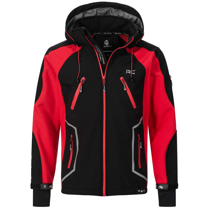 Чоловіча куртка Softshell Rock Creek Outdoor H-230 для активного відпочинку, чорна, розмір M