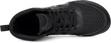 Чоловічі борцівки, боксерські туфлі, фітнес-кросівки, підошва Zero-Drop, синьо-зелені (44 EU, широкі, чорні)