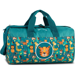 Дитяча спортивна сумка Tiger для хлопчиків та дівчаток, блакитна, 38 x 22 x 20 см, 12 л