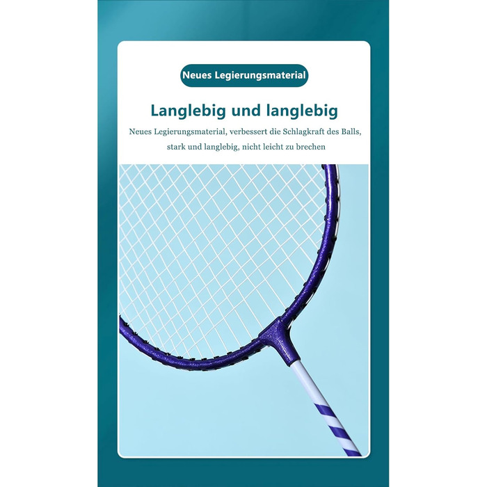 Набір для бадмінтону Carbon Profi: 2 ракетки, сітка, м'ячики, сумка. Підходить для початківців