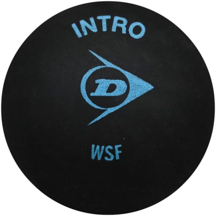 М'ячі для сквошу Dunlop Intro сині, для початківців та любителів, 12 штук