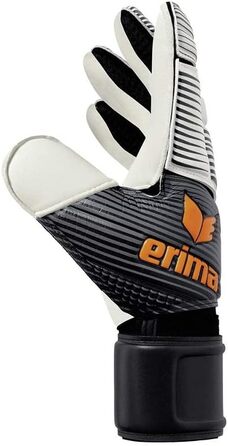 Воротарські рукавички Erima Skinator Hybrid Training 8 чорні/білі/помаранчеві