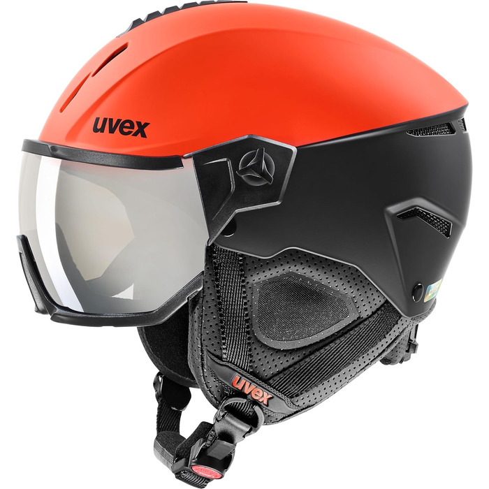 Гірськолижний шолом uvex Instinct Visor з візором, жіночий та чоловічий, регулювання розміру