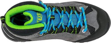 Дитячі трекінгові черевики Brütting Mount Bona High для дітей, сірі та блакитні, 31 EU