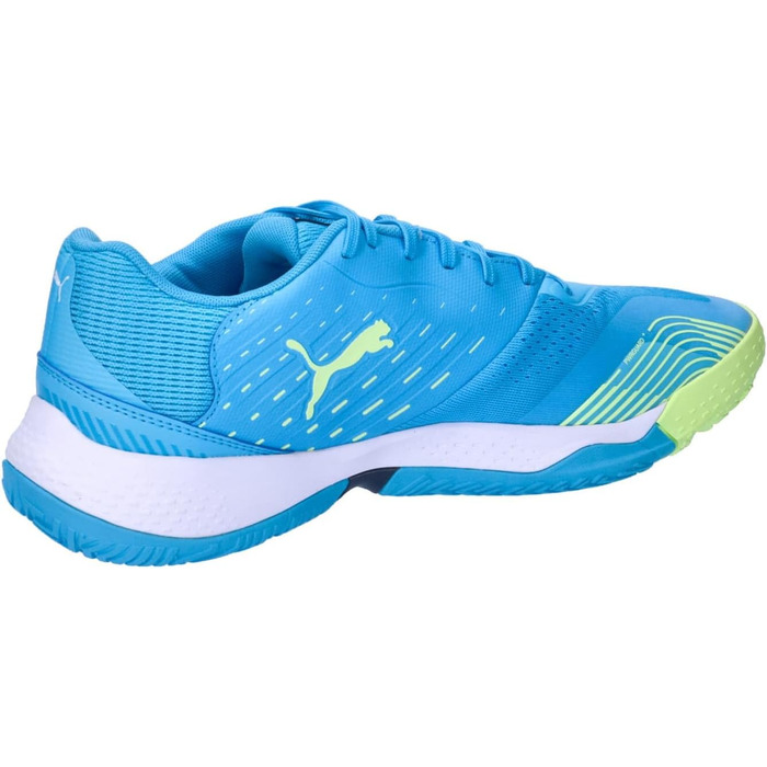 Кросівки PUMA Solarstrike III для залу: унісекс, розмір 42 EU, кольори Luminous Blue, Club Navy, Fizzy Apple