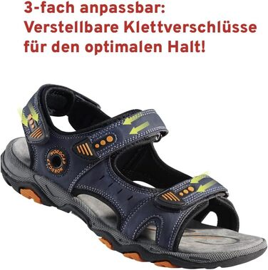 Трекінгові сандалі NORDCAP для жінок та чоловіків, зручні для піших прогулянок, з профільною підошвою та застібкою-липучкою, розміри 37-46, різні кольори, джинсовий синій