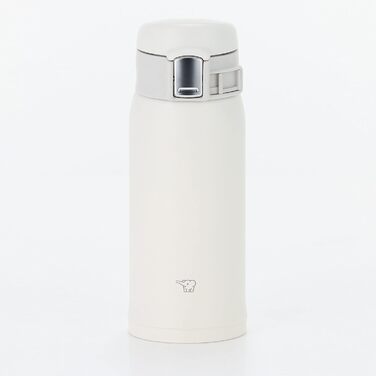 Термос-бутилка Zojirushi SM-SF36-WM, 360 мл, нержавіюча сталь, пряме пиття, One Touch, біла
