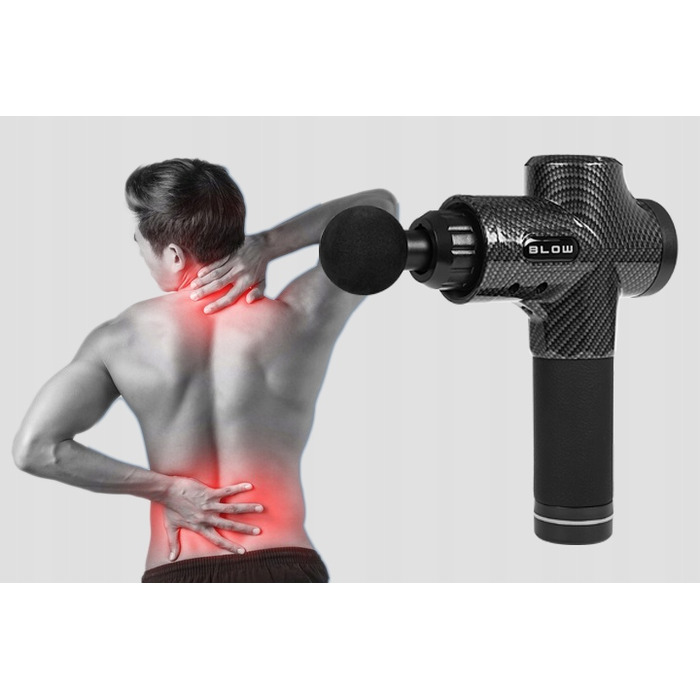 Перкусійний масажер для тіла та спини Massage Gun Pro: набір з 10 насадок