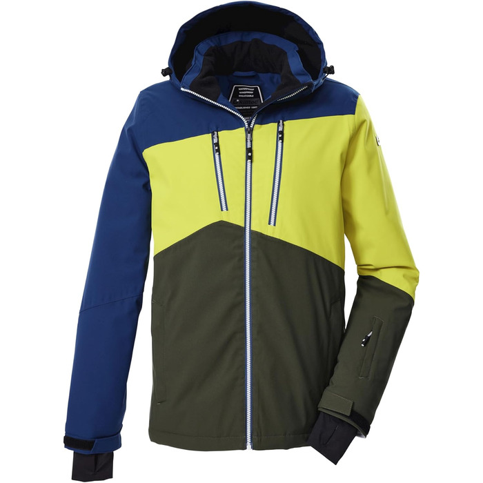 Killtec чоловіча гірськолижна куртка з капюшоном та снігозахистом KSW 306 MN SKI Jckt, водонепроникна, вітронепроникна, дихаюча (S, 00759-dunkelpetrol)