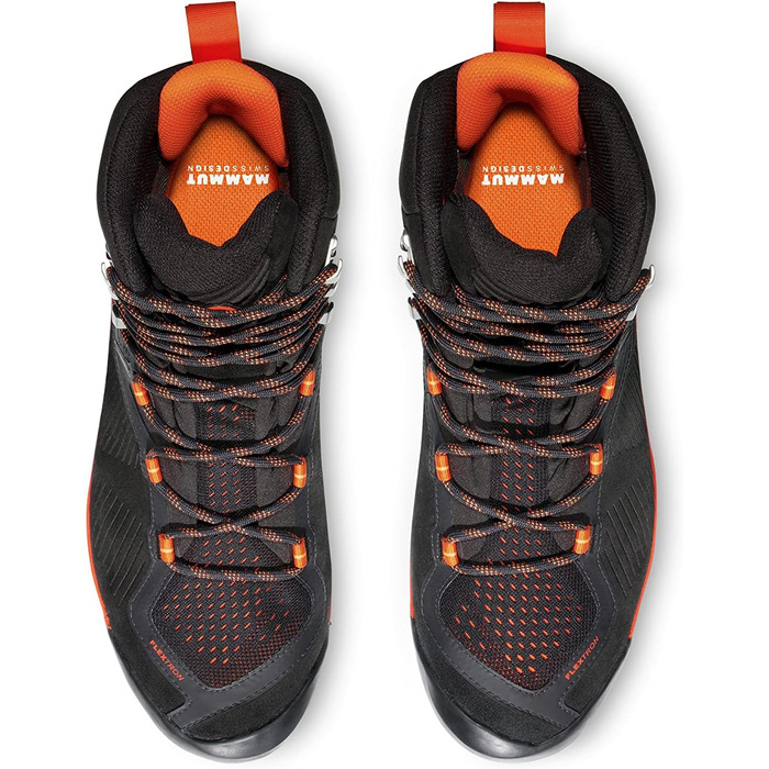 Чоловічі трекінгові черевики Mammut Sapuen High GTX® 41 1/3 EU Black Hot Red