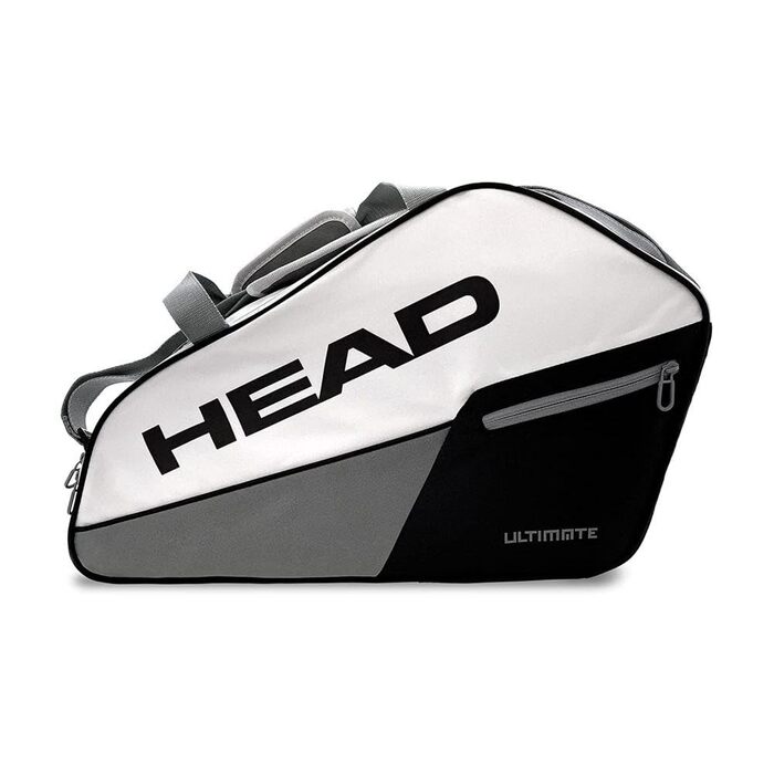 Сумка для падел HEAD Core Ultimate White/Grey - професійна, містка, для ракет та аксесуарів