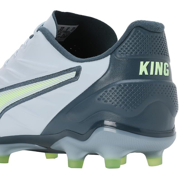 Кросівки для футболу PUMA King Pro Fg/Ag, 42.5 EU, Frosted Dew Fizzy Apple Gray Skies