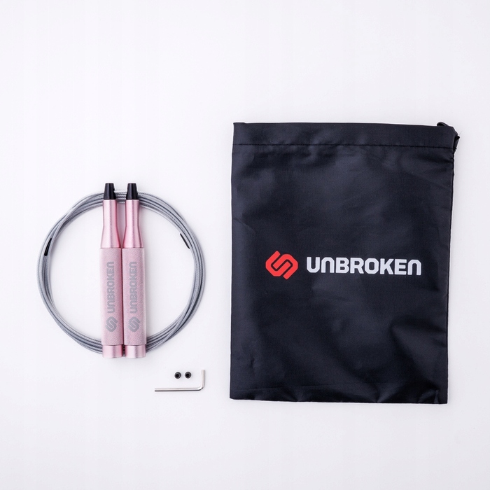 Професійний скакалка для спортсменів Unbroken Speed Rope SR-U1+ Рожева