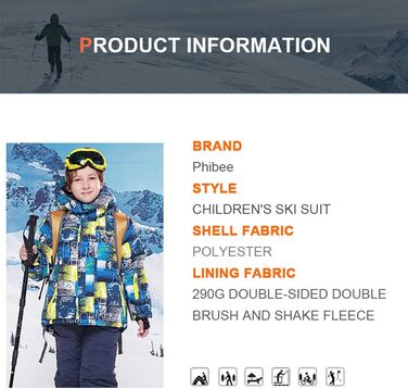 Дитячний гірськолижний костюм 2 частини: куртка та штани для дівчаток, теплий зимовий костюм для активного відпочинку, темно-синій, розмір 110