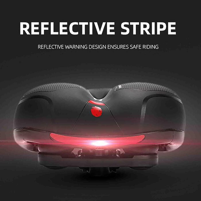 Зручний велосипедний сідло Cloud Comfort Pro: ергономічний, з подвійною амортизацією та Memory Foam, для чоловіків та жінок, блакитний