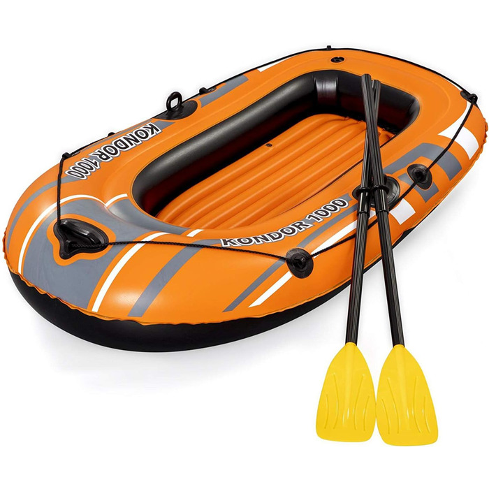 Надувний човен Bestway Kondor 1000, 155x93x30 см, для 1 людини, комплект