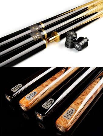 Професійний набір для більярду HIOD Ash Snooker Pool, 57 дюймів, 19 Oz, жовтий, наконечники 11.5mm