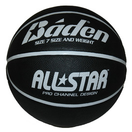 Баскетбольний м'яч Baden All Star Unisex чорний/білий