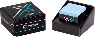 Більярдна крейда Exceed X-Chalk, синя, 1 шт.