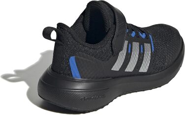 Дитячі кросівки adidas Fortarun 2.0 - чорний, сріблястий, royal blue (28.5 EU)