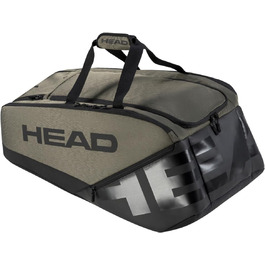 Тенісна сумка HEAD Pro X XL для ракеток, унісекс, чорно-зелена