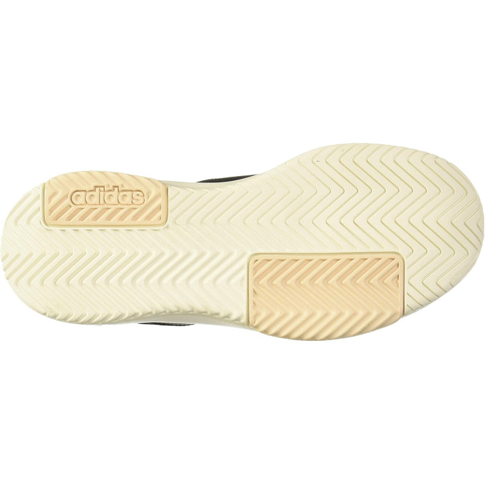 Жіночі фітнес-кеди Adidas Courtsmash, 38 EU, чорний, платина, лайм