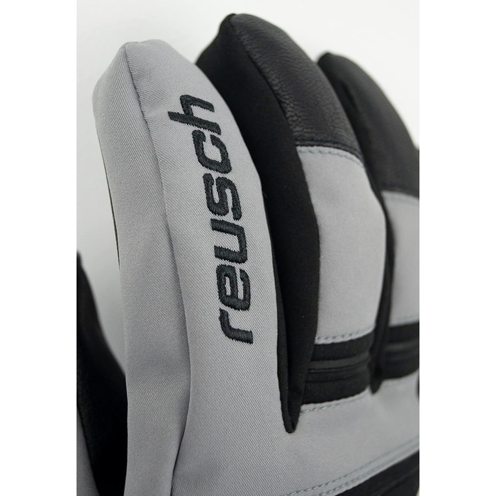 Жіночі лижні рукавички Reusch Kondor R-tex, водонепроникні, дихаючі, утеплені, сірі/чорні, розмір 11