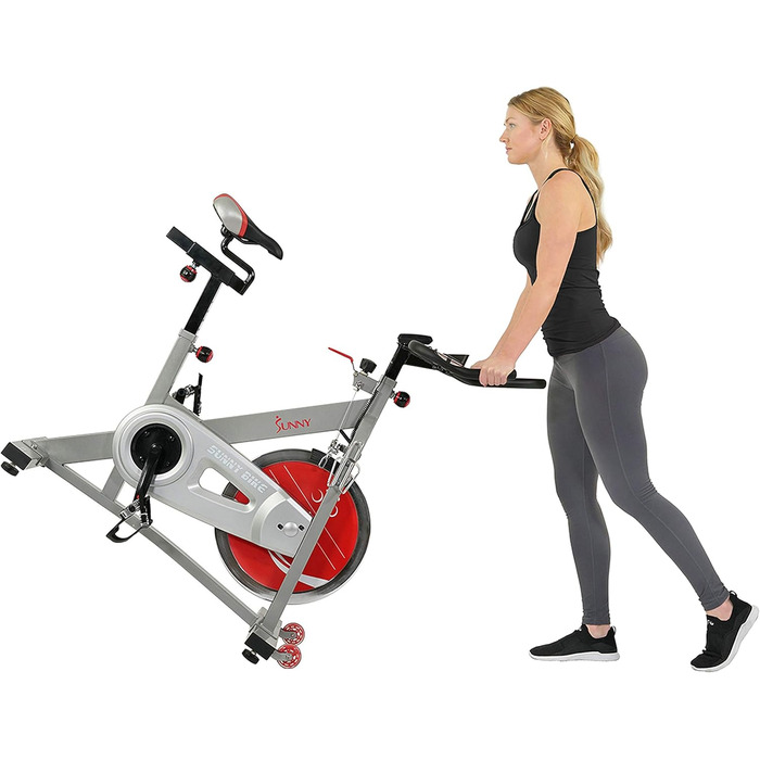 Велотренажер Sunny Health & Fitness Pro II з тримачем для пристроїв та розширеним дисплеєм, SF-B1995, для дому