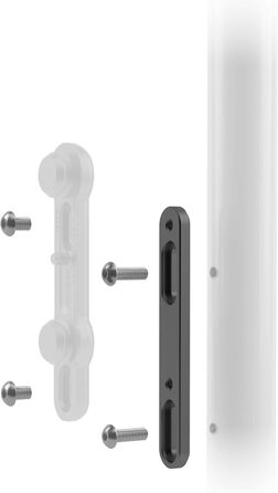 Пляшка для води Fidlock Twist 600 мл, алюмінієва, прозора з чорним з'єднувачем, стандартний розмір