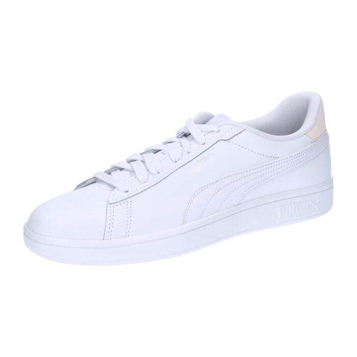 Кросівки PUMA Smash 3.0 L унісекс (білий/рожевий/сріблястий), розмір 45 EU
