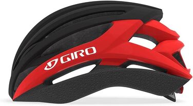Велосипедний шолом Giro Syntax для дорослих, унісекс, чорний/червоний, розмір M