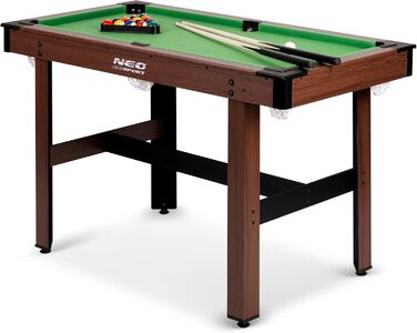 Більярдний стіл Neo-Sport 4 фути 122x61x76 см, ігровий набір