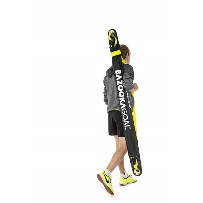 Складані переносні футбольні ворота BazookaGoal 120x75 см, чорні