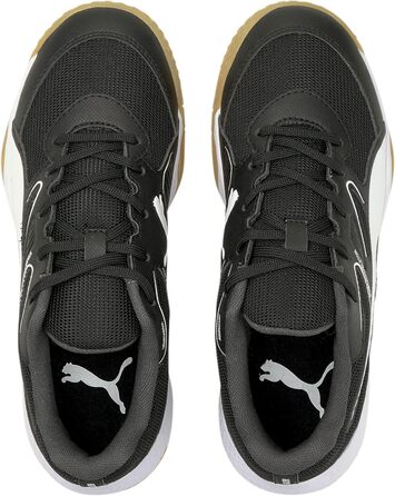 Дитячі кросівки PUMA Solarflash Jr для легкої атлетики, 32 EU, чорний/білий/червоний, Gum