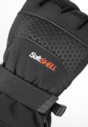 Дитячі зимові лижні рукавички Reusch Connor R-TEX XT, водонепроникні, вітрозахисні, дихаючі, чорні, для хлопчиків і дівчаток, розмір 3.5