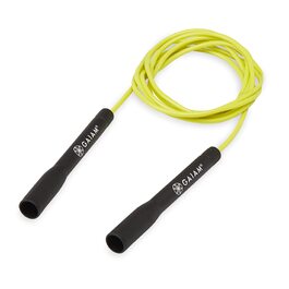 Спортивний скакалка Gaiam Classic Speed Rope для фітнесу та кардіо, регульована, легка та стійка до заплутування, для жінок та чоловіків