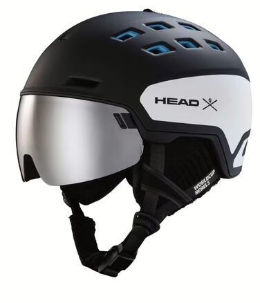 Шолом для гірських лиж та сноуборду HEAD Radar WCR з візором, чорний, розмір XS/S (52-55 см), унісекс