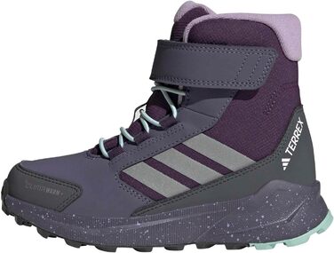 Дитячі трекінгові черевики Adidas Terrex Trailmaker 2 Climawarm+ для дітей, 33 EU, Aurora Plum/Matte Silver/Semi Flash Aqua
