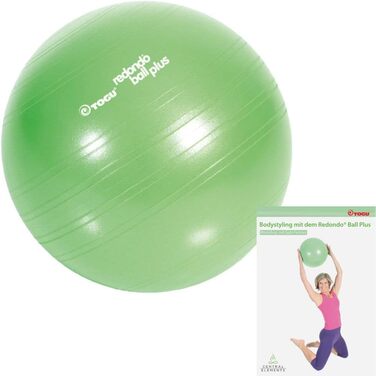 М'яч для фітнесу Togu Redondo Ball Plus з DVD, для тренувань