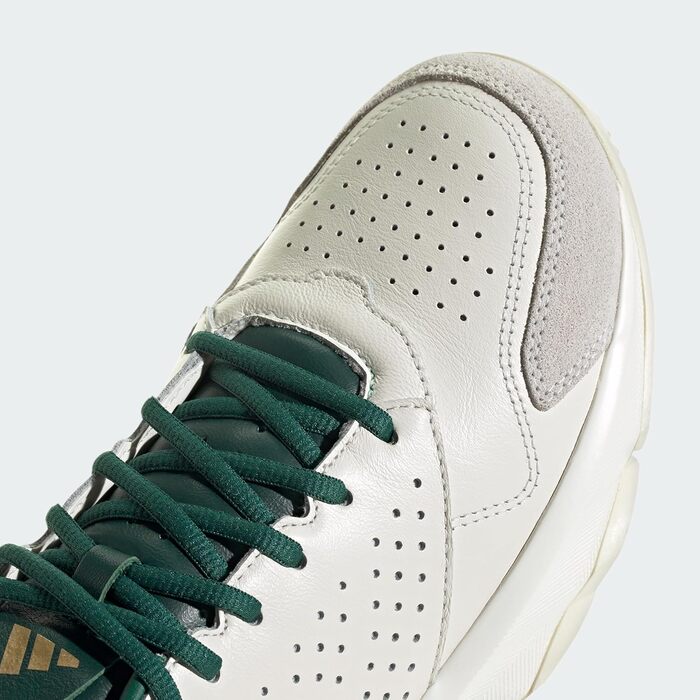 Тенісні кросівки adidas CourtJam Control 3 Premium, унісекс, 44 2/3 EU, білий/зелений