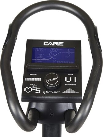Еліптичний тренажер Care Fitness CE-685 з 24 програмами, моторизованим опором, LCD-дисплеєм і Bluetooth для Kinomap